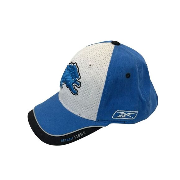 Detroit Lions reebok Velcro adjustable NFL cap hat vintage new with tags - Picture 3 of 11